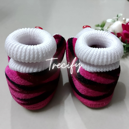 Trecify™ Baby Booties for Newborns 0-12 Months – Soft, Cozy, Non-Slip Design