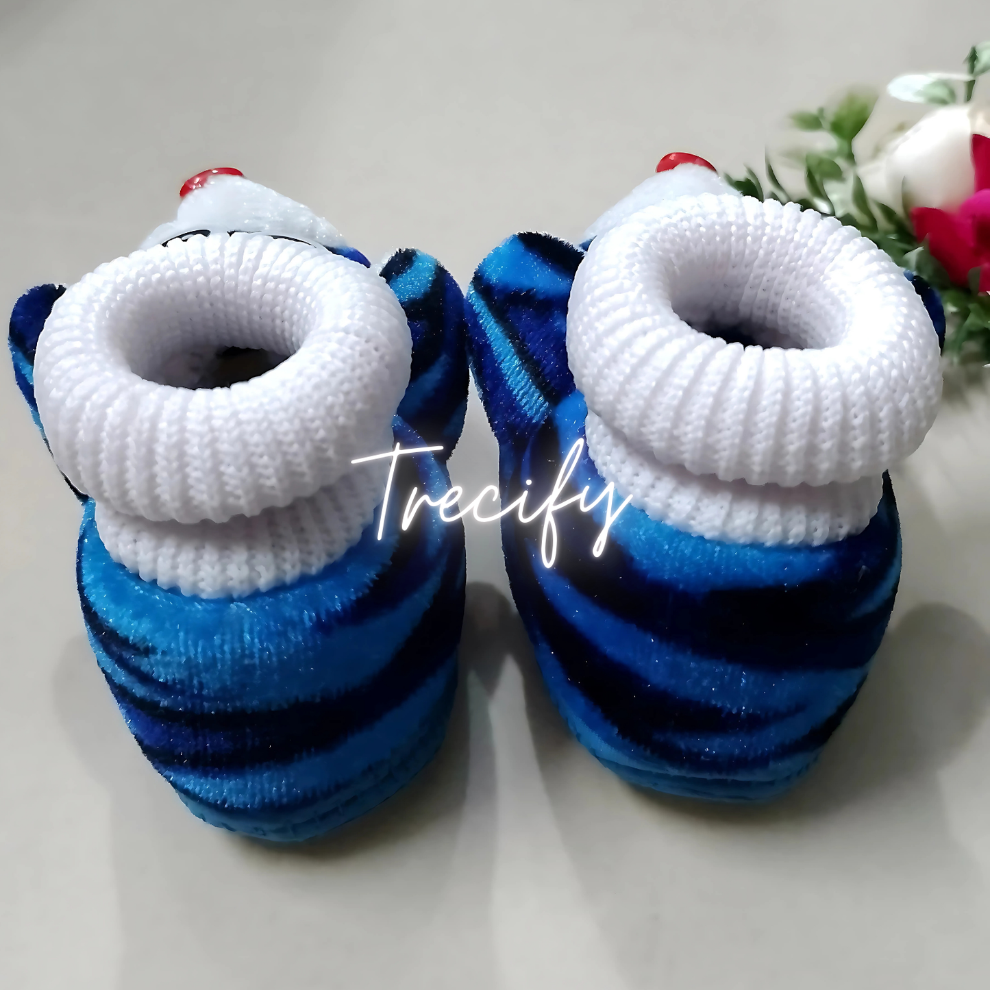 Trecify™ Baby Booties for Newborns 0-12 Months – Soft, Cozy, Non-Slip Design