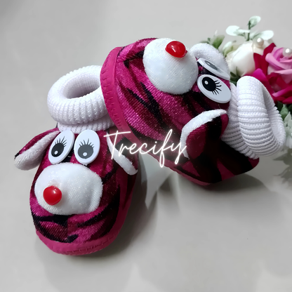 Trecify™ Baby Booties for Newborns 0-12 Months – Soft, Cozy, Non-Slip Design