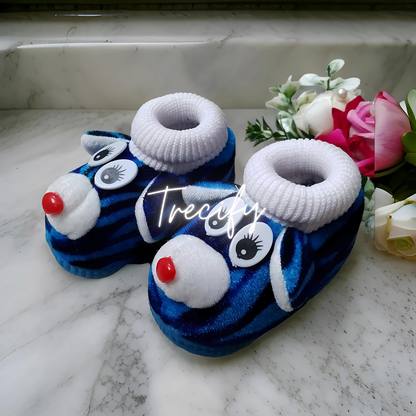 Trecify™ Baby Booties for Newborns 0-12 Months – Soft, Cozy, Non-Slip Design