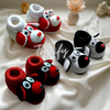 Trecify™ Velvet Baby Booties Combo (Set of 3 Pairs | 0–12 Months) – Soft & Cozy Infant Shoes